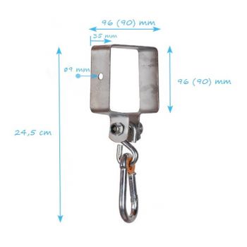 Carlig leagan pentru grinda 90x90 mm