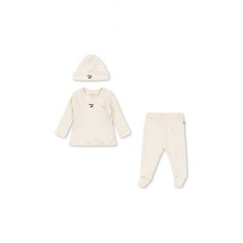 Konges Sløjd compleu bebe NIA MATERNITY PACKAGE GOTS culoarea alb, KS101629