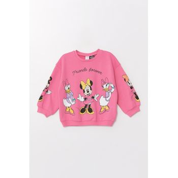 Bluza de trening din bumbac cu Minnie Mouse si Daisy Duck