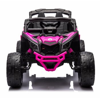 Masinuta electrica 12V cu telecomanda 2.4G Can Am Marverick UTV Fucsia