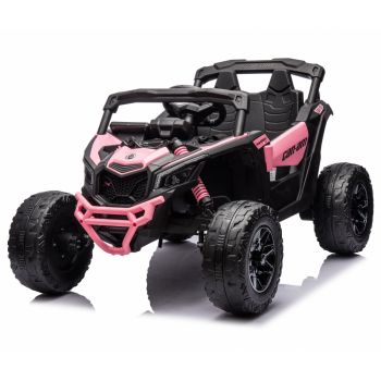 Masinuta electrica 12V cu telecomanda 2.4G Can Am Marverick UTV Light Pink