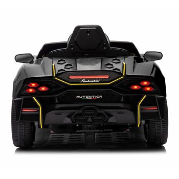 Masinuta electrica cu echipare Premium si licenta Lamborghini Black