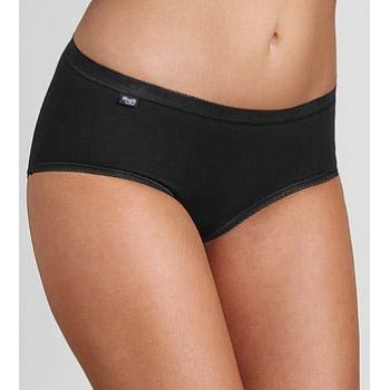 SLOGGI BASIC PLUS  Chiloti midi Negru