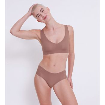 SLOGGI ZERO FEEL 2.0 Bralette cu burete detasabil maro