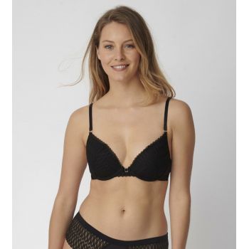 TRIUMPH AURA SPOTLIGHT WHU Sutien cu push-up negru