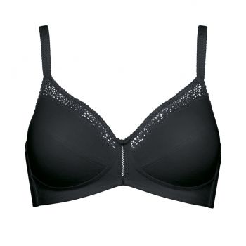 TRIUMPH COTTON BEAUTY N Sutien fara armatura Negru