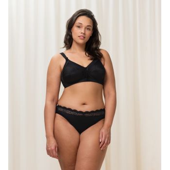 TRIUMPH DOREEN + COTTON 01 N Sutien fara armatura negru