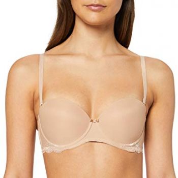 TRIUMPH LOVELY MICRO WHUD Sutien push-up cu bretele detasabile Bej