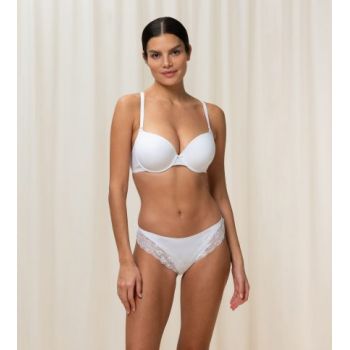 TRIUMPH LOVELY MICRO WHUM Sutien push-up Alb