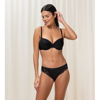 TRIUMPH LOVELY MICRO WHUM Sutien push-up Negru