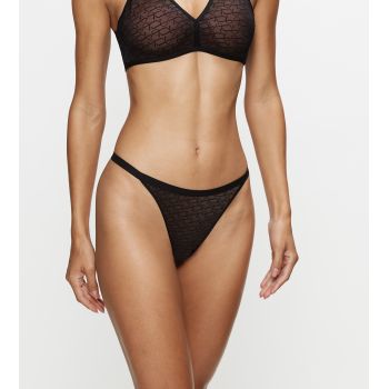 TRIUMPH SIGNATURE SHEER Chilot string negru