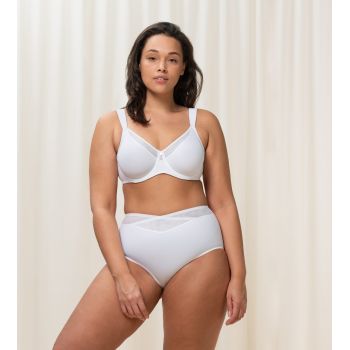 TRIUMPH TRUE SHAPE SENSATION W01 Sutien minimizer alb