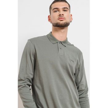 Bluza polo de bumbac Pe_Interlock