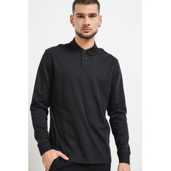 Bluza polo de bumbac Pe_Interlock