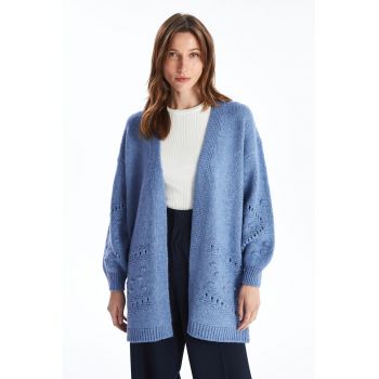 Cardigan cu perforatii