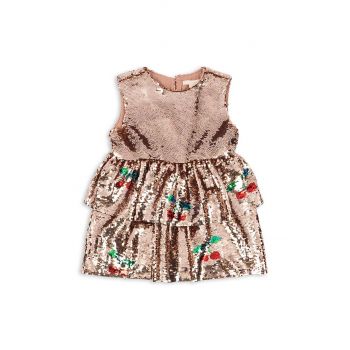 Konges Sløjd rochie fete LULU DRESS culoarea bej, mini, evazati, KS101574