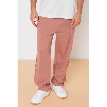 Pantaloni de trening de bumbac cu talie ajustabila