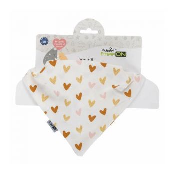 Set 2 bavete B몺 tip bandana din bumbac Hearts