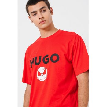 Tricou de bumbac cu logo Jack Skellington