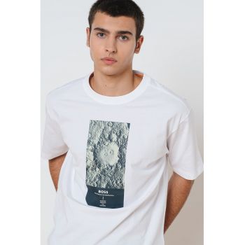 Tricou lejer de bumbac cu imprimeu