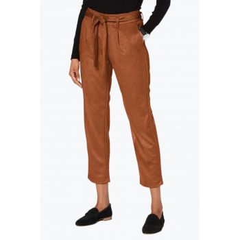 Pantaloni dama casual maro