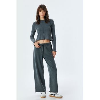 Pantaloni de trening ampli de bumbac