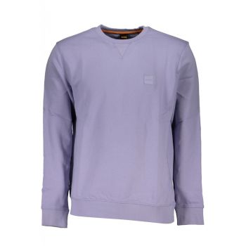 Bluza barbati - fara fermoar cu croiala Relaxed Fit si logo violet