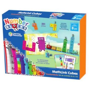 Mathlinkcubes numberblocks in romana - set de activitati de la 1 - 10