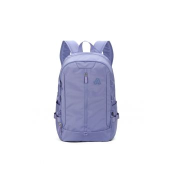 Rucsac din material textil cu model uni si barete laterale