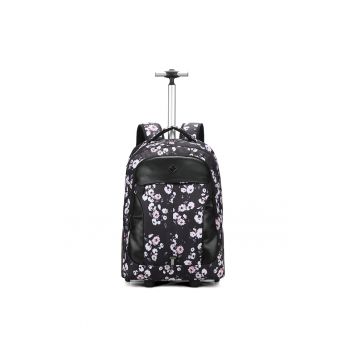 Rucsac-troler unisex cu imprimeu floral