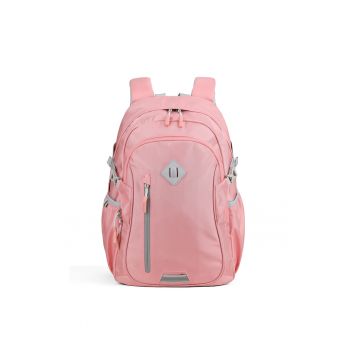 Rucsac unisex cu bareta pe piept si compartiment pentru sticla de apa