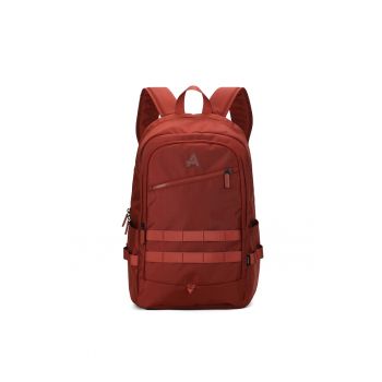 Rucsac unisex din material textil cu model uni