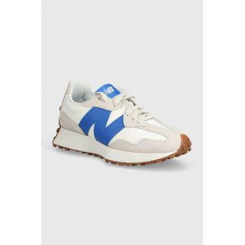 New Balance sneakers 327 culoarea alb, WS327GB