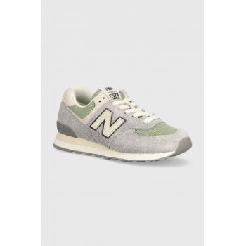 New Balance sneakers 574 culoarea gri, WL574GA2