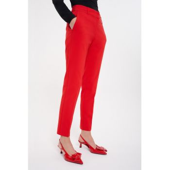 Pantaloni crop conici