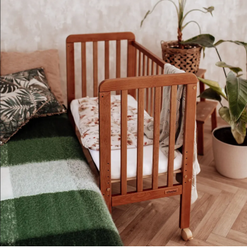 Patut bebe din lemn masiv bedside Vintage 90 x 40 cm