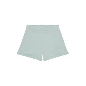 GUESS - Pantaloni scurti de bumbac su strasuri