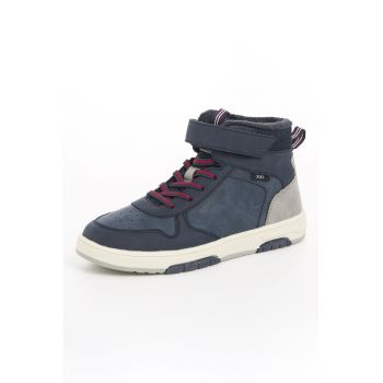 Pantofi sport mid-high din piele ecologica