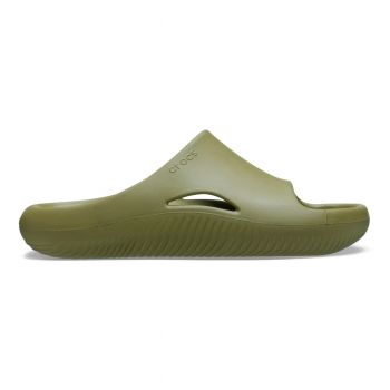 Papuci Crocs Mellow Slide Verde - Aloe