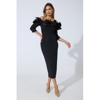 Rochie de ocazie Peyton Neagra