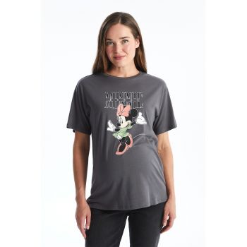 Tricou cu imprimeu cu Minnie Mouse pentru gravide