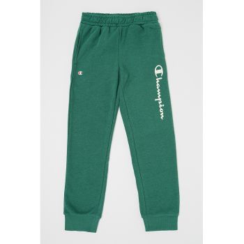 Pantaloni de trening din amestec de bumbac cu buzunare laterale