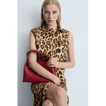 Rochie midi cu animal print Miriam