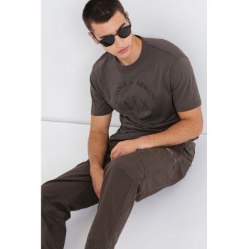 Tricou regular fit cu imprimeu logo