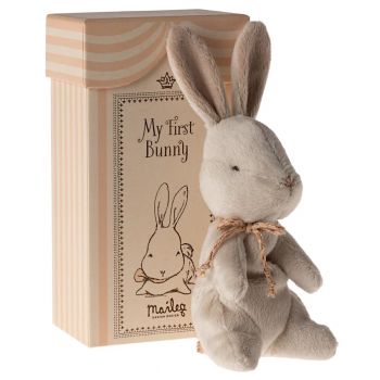 Jucarie textila My First Bunny Maileg, Rose