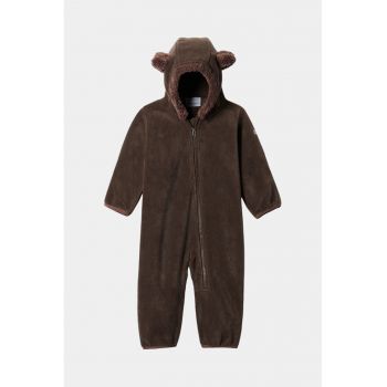 Salopeta din material fleece cu garnituri din blana sintetica Tiny Bear™