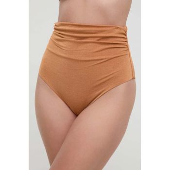 Max Mara Beachwear chiloți de baie culoarea bej, 2416821169600 2416820000000