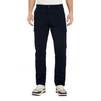 Pantaloni chino cargo cu croiala conica