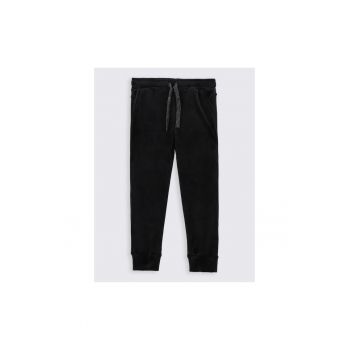 Pantaloni lungi - 301269298 - Poliester - Negru