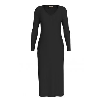 Rochie cu decolteu in V si slit lateral